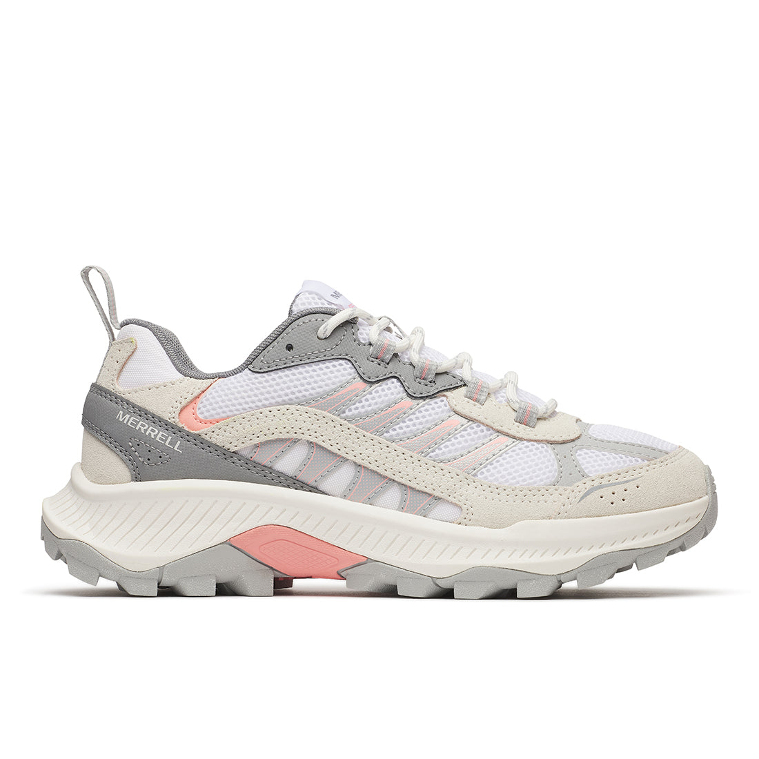 Speed Strike Trek – White/Soft Coral Women’s Hiking Shoes