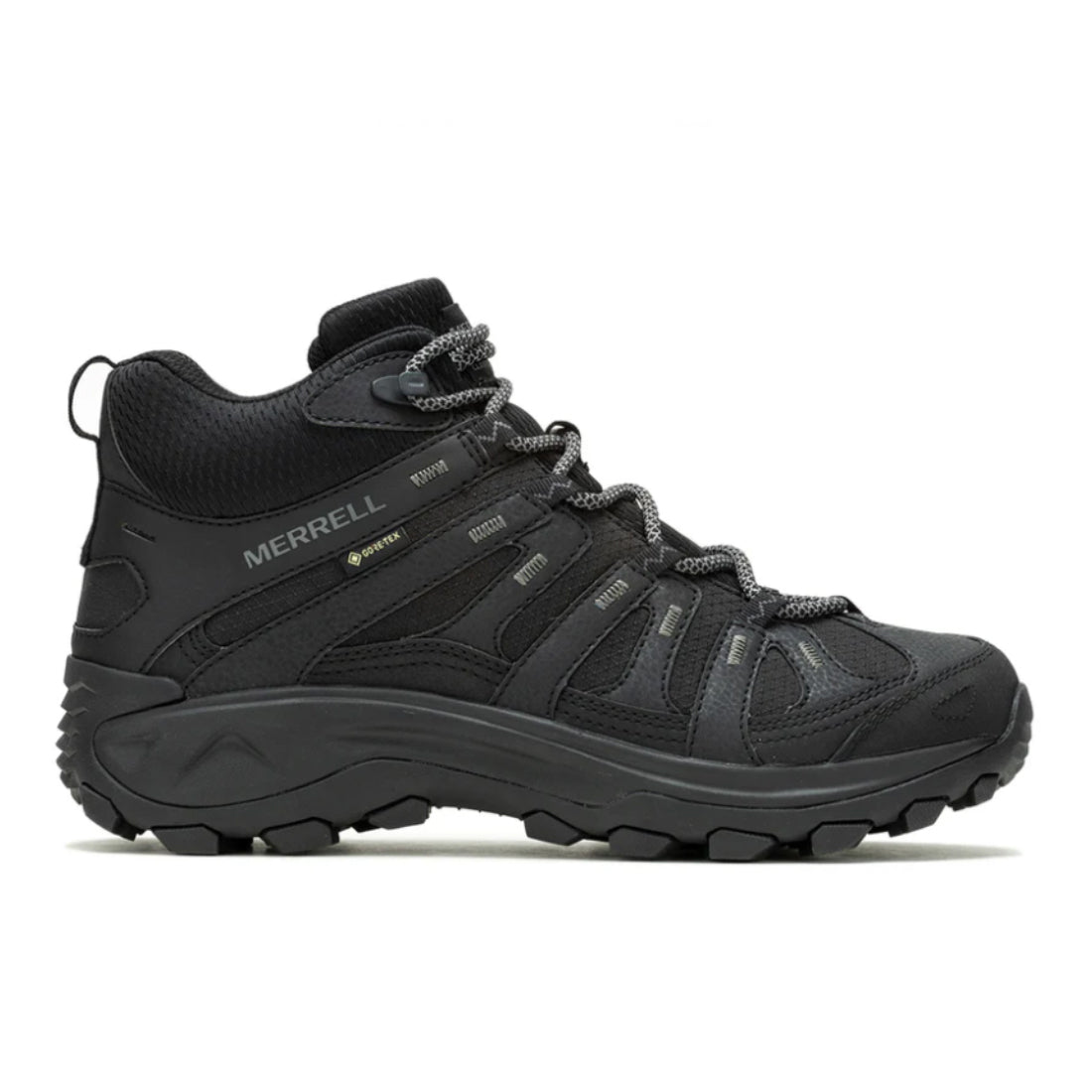 Claypool Sport Mid Gore-Tex® Black Mens Hiking Shoes Merrell