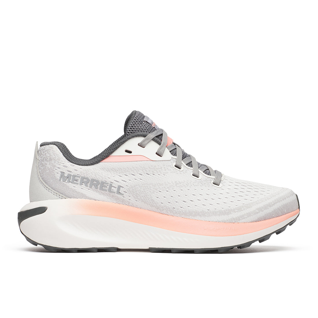 Grey Women's Running Spikes Morphlite – White/Soft Coral