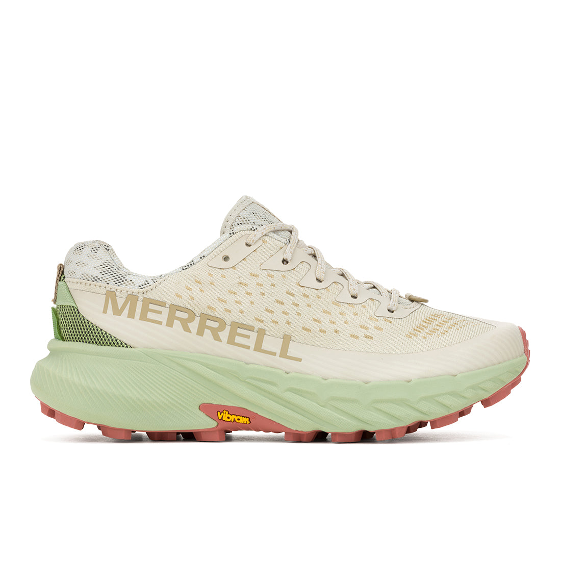 Agility Peak – Oyster Womens Trail Running Shoes Merrell