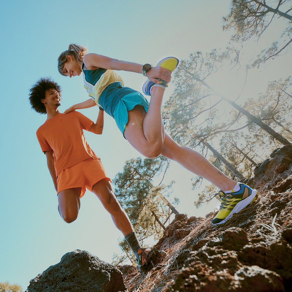 <h3>Trail Running</h3><h6>Hit the trails and explore beyond the beaten path as you tone and strengthen your leg muscles ⇾</h6>