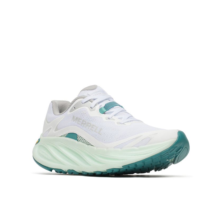 ProMorph – White/Spearmint Women’s Trail Running Shoes – Merrell Online ...