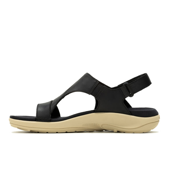District 4 Luxe Backstrap – Black Womens Sandals Land