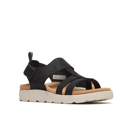 Fleur Backstrap – Black Women’s Sandals Land - 0