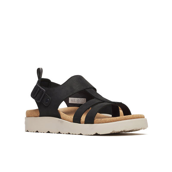 Fleur Backstrap – Black Women’s Sandals Land