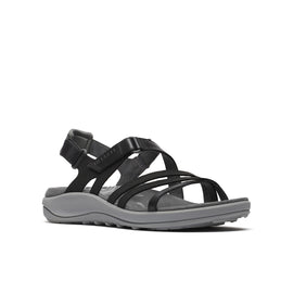 Harbor Backstrap – Black Women’s Sandals Land - 0