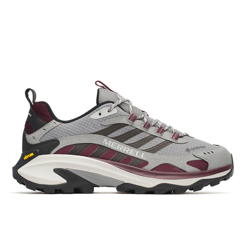 Moab Speed 2 Gore-Tex – Cement/Cherry Men’s Hiking Shoes