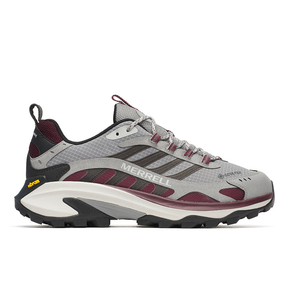 Moab Speed 2 Gore-Tex – Cement/Cherry Men’s Hiking Shoes
