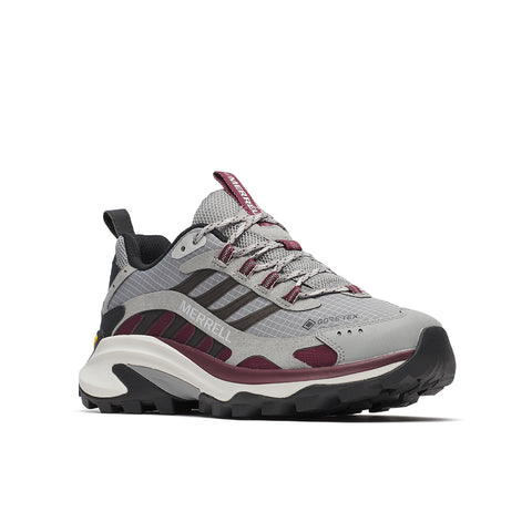 Moab Speed 2 Gore-Tex – Cement/Cherry Women’s Hiking Shoes