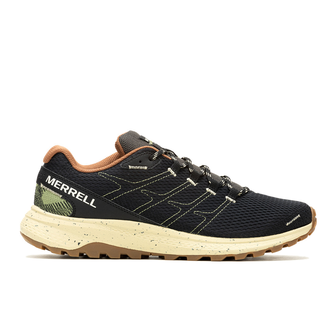 Fly Strike – Black/Mosstone Trail Running Shoes