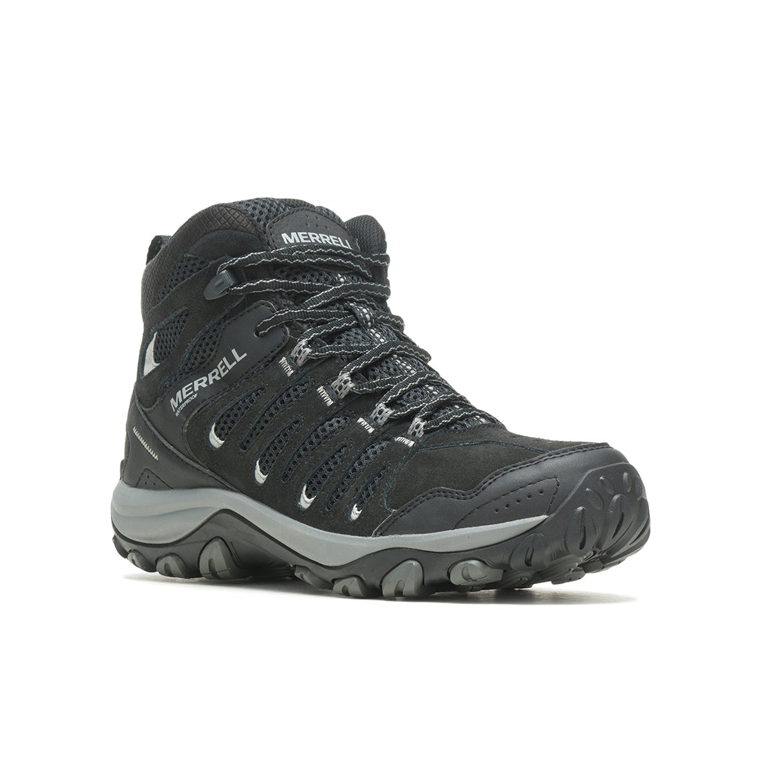 Crosslander 3 Mid Wprf - Black/Charcoal Mens Hiking Shoes-2