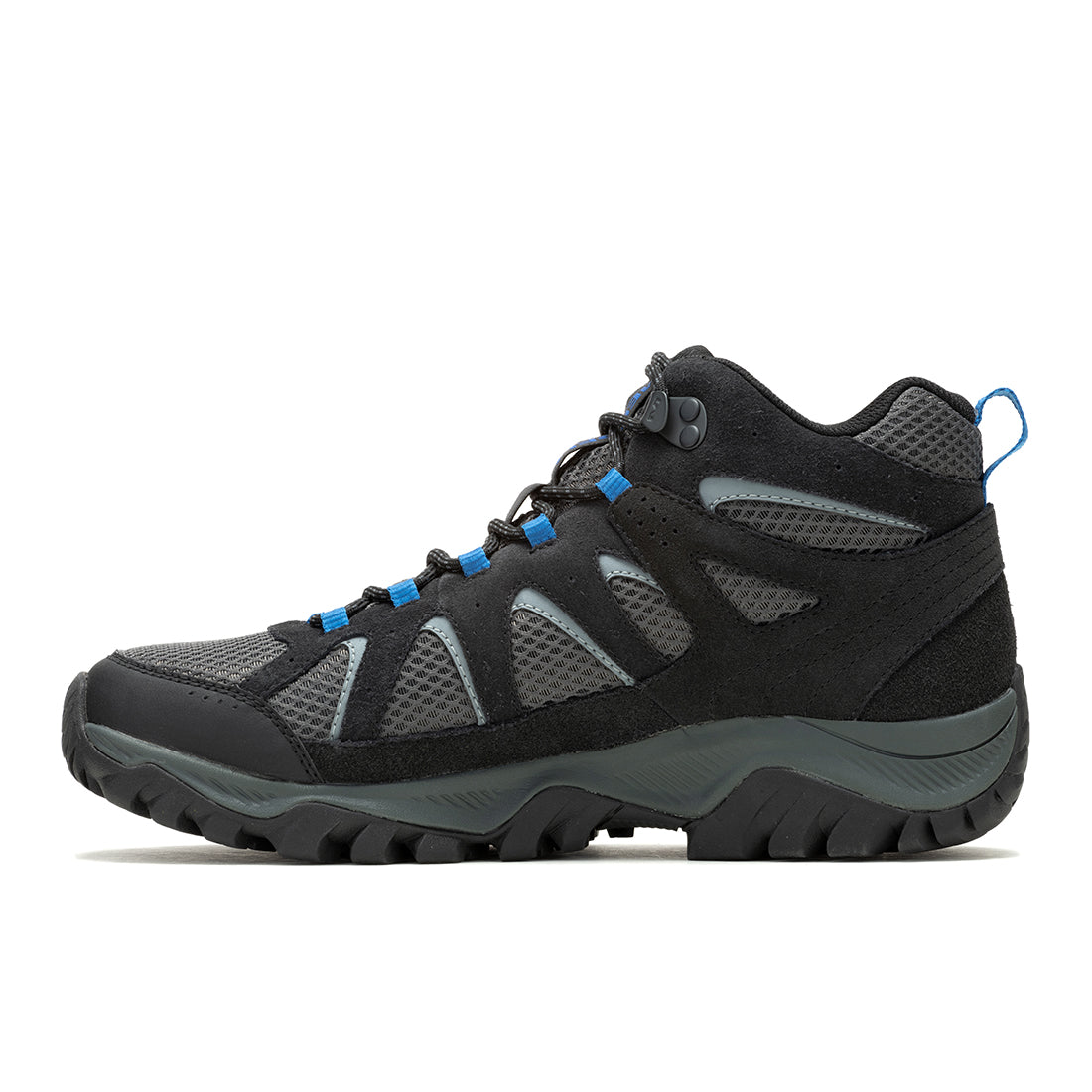 Oakcreek Mid Waterproof-Black/Blue Mens Hiking Shoes
