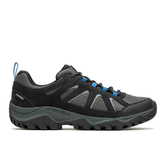 Oakcreek Waterproof-Black/Blue Mens Hiking Shoes
