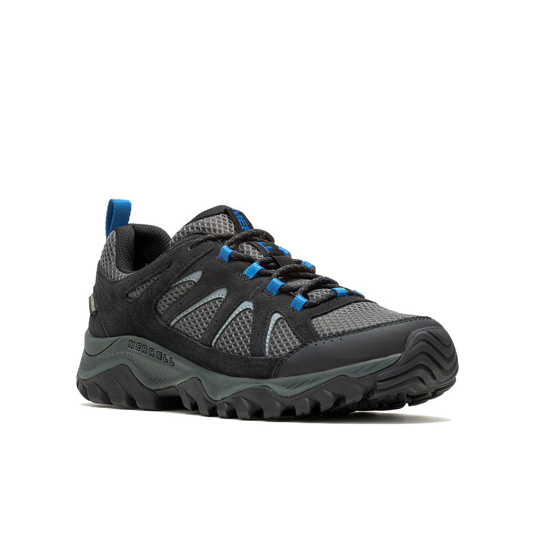 Oakcreek Waterproof-Black/Blue Mens Hiking Shoes - 0