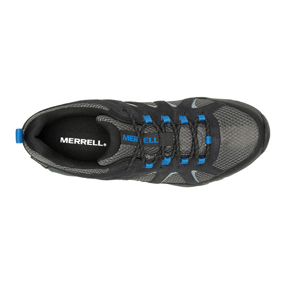 Oakcreek Waterproof-Black/Blue Mens Hiking Shoes