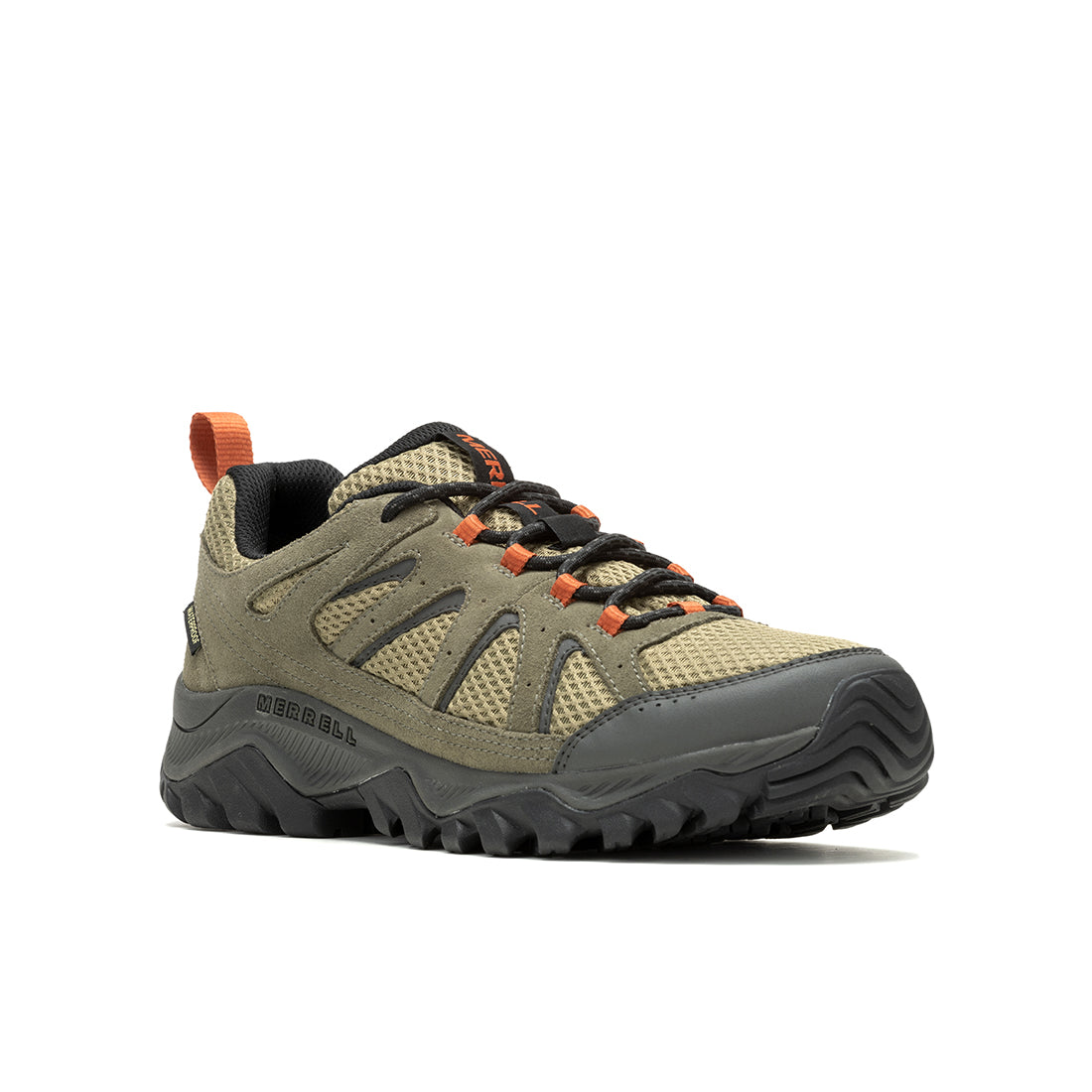 Oakcreek Waterproof-Olive/Clay Mens Hiking Shoes-1
