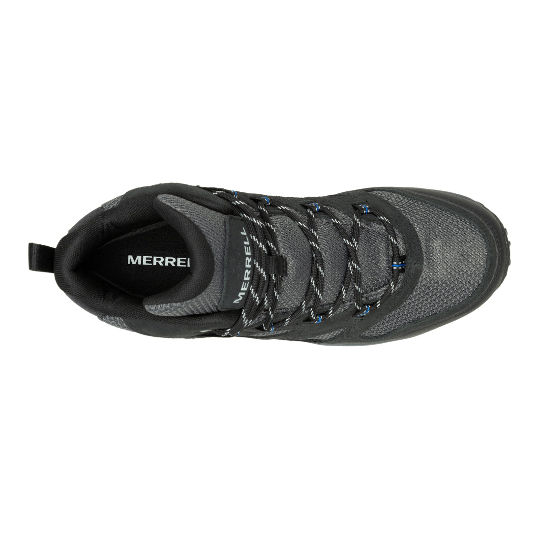 West Rim Mid Waterproof -Black/Blue Mens Hiking Shoes