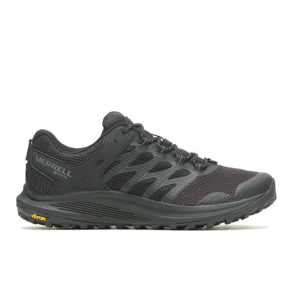 Nova 3 Gore-Tex® - Black/Black Mens Trail Running Shoes | Merrell ...