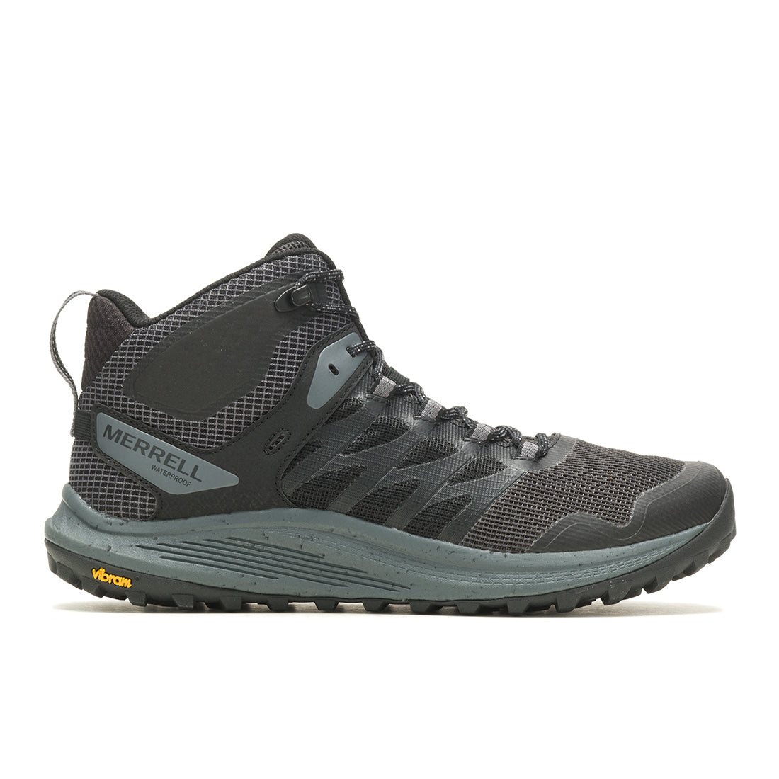 Nova 3 Mid Waterproof – Black Mens Trail Running Shoes-1