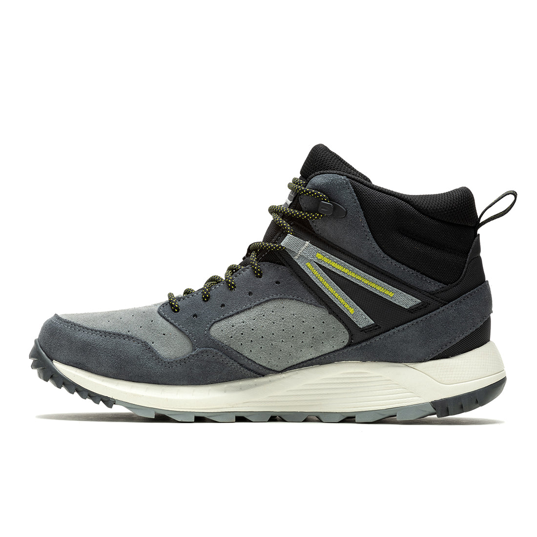 Wildwood Mid Ltr Waterproof-Granite Mens Trail Running Shoes - 0