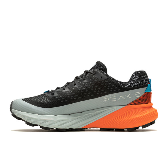 Agility Peak 5-Black/Tangerine Mens Trail Running Shoes