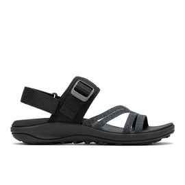 District 4 Backstrap – Black Womens Sandals Land