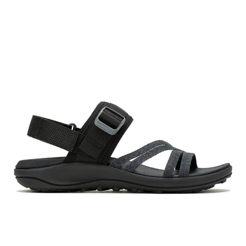 District 4 Backstrap – Black Womens Sandals Land