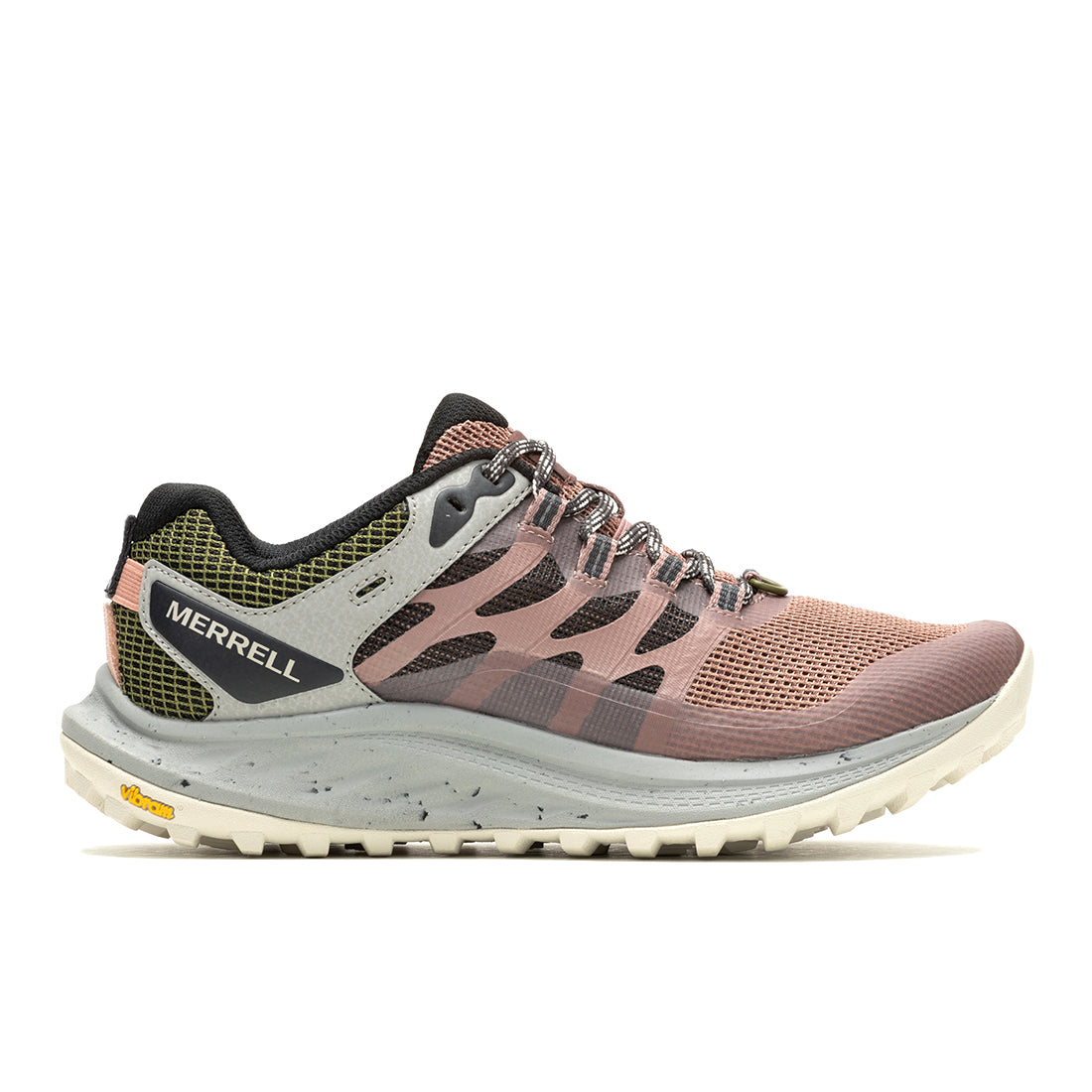 Antora 3 - Burlwood/Avocado Womens Trail Running Shoes | Merrell Online ...