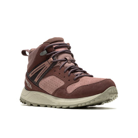 Wildwood Mid Ltr Wprf - Marron/Burlwood Womens Trail Running Shoes