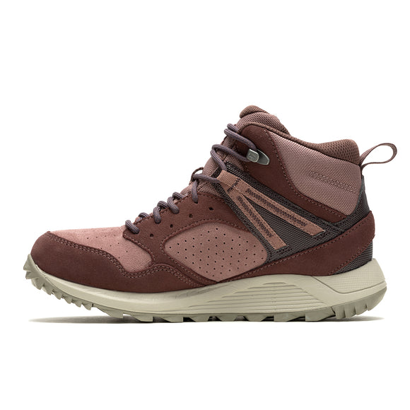 Wildwood Mid Ltr Wprf - Marron/Burlwood Womens Trail Running Shoes