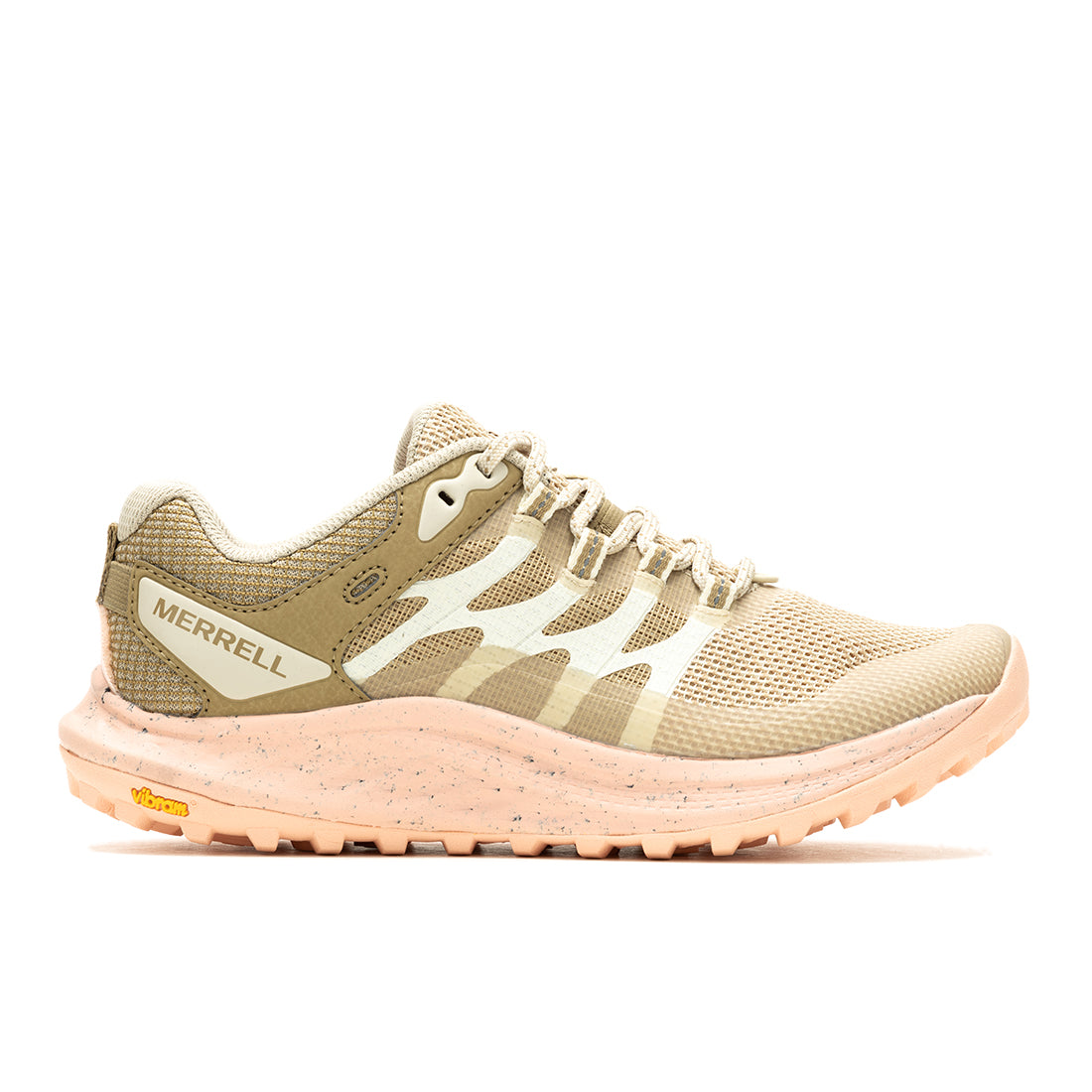 Antora 3 – Cream/Peach Womens Trail Running Shoes-1