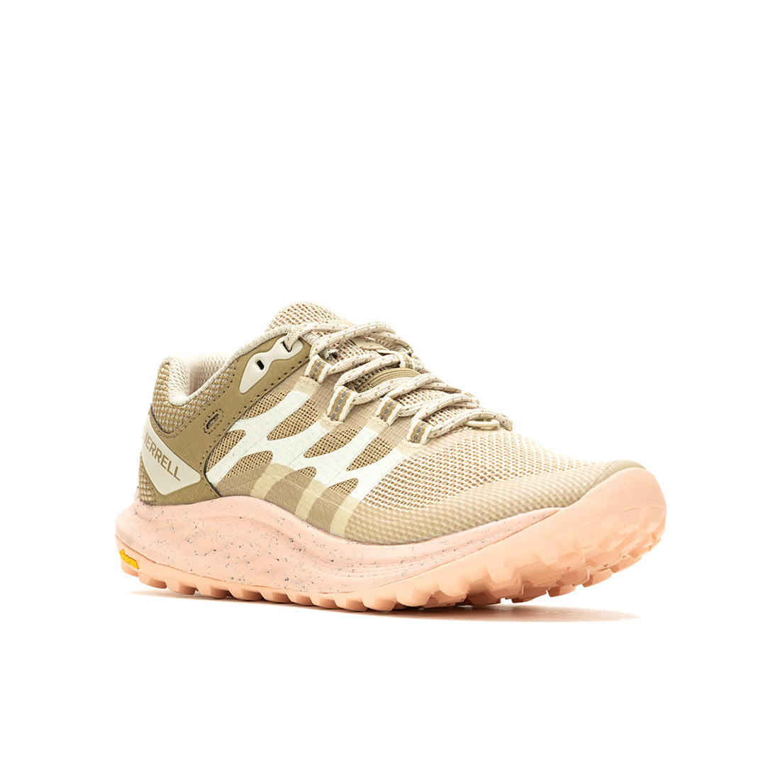 Antora 3 – Cream/Peach Womens Trail Running Shoes-2