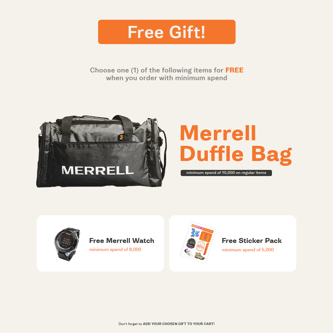 Merrell Sticker *GWP ONLY*