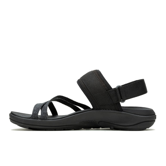 District 4 Backstrap – Black Womens Sandals Land