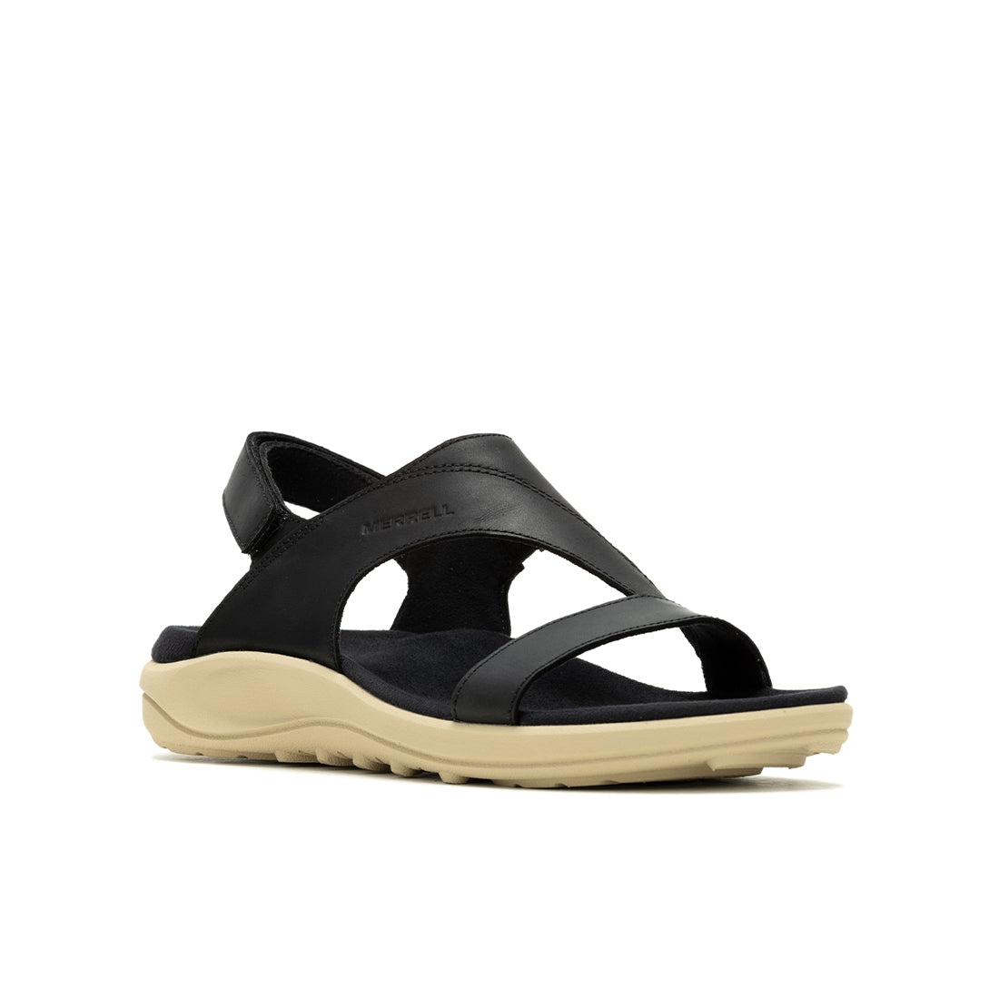 District 4 Luxe Backstrap – Black Womens Sandals Land