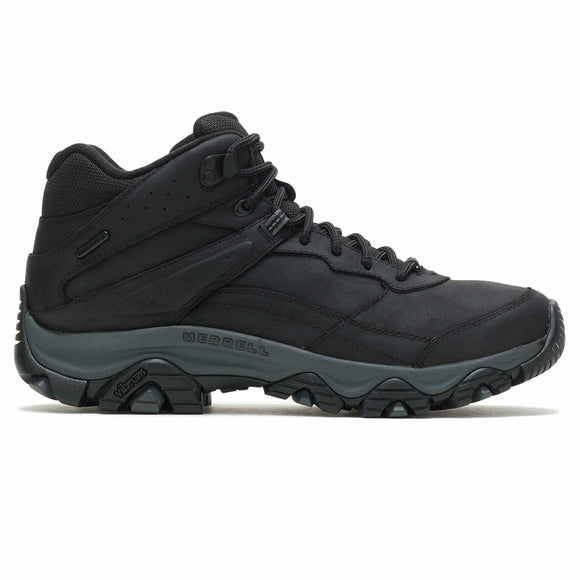 Moab Adventure 3 Mid Waterproof-Black Mens  Hiking Shoes