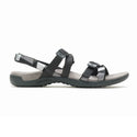 District 3 Backstrap Web-Black Womens Sandals Land