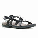 District 3 Backstrap Web-Black Womens Sandals Land