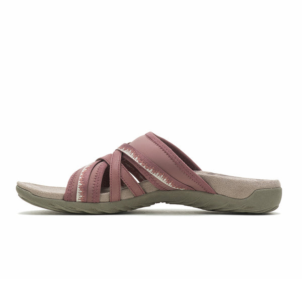 Terran 3 Cush Slide-Marron/Burlwood Womens Sandals Land