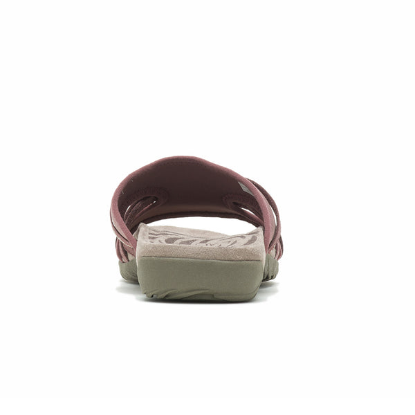 Terran 3 Cush Slide-Marron/Burlwood Womens Sandals Land