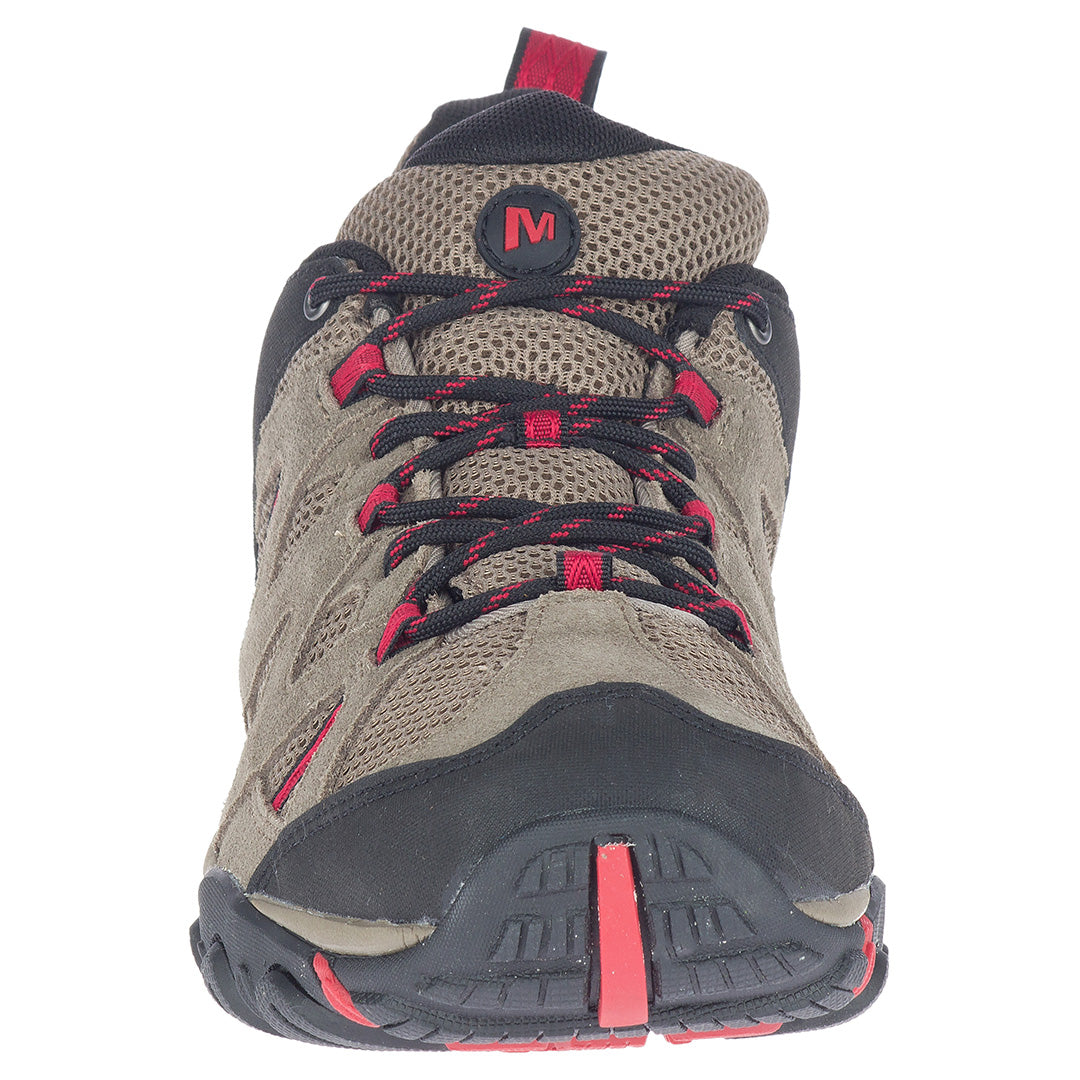 Deverta 2 Waterproof-Boulder/Fiery Red Mens Hiking Shoes-4