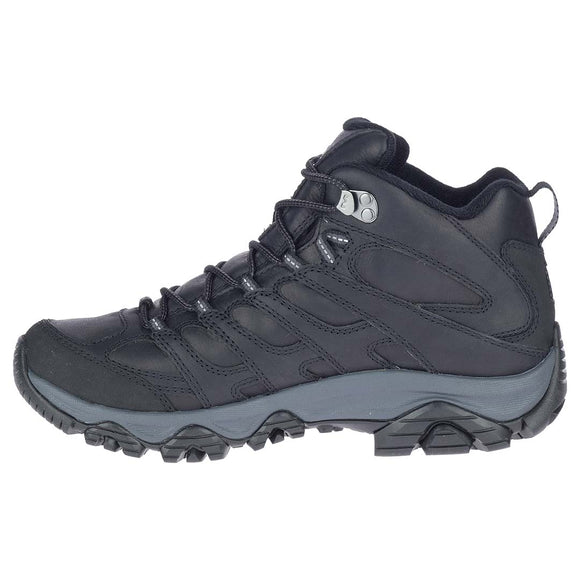 Moab 3 Prime Mid Waterproof - Black Men's Hiking Shoes | Merrell Online ...