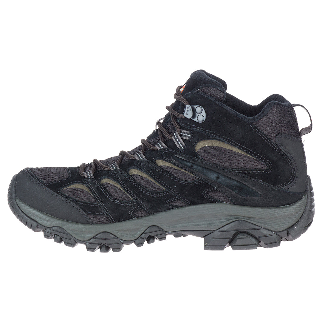 Moab 3 Mid Waterproof - Black Men's Hiking Shoes-2