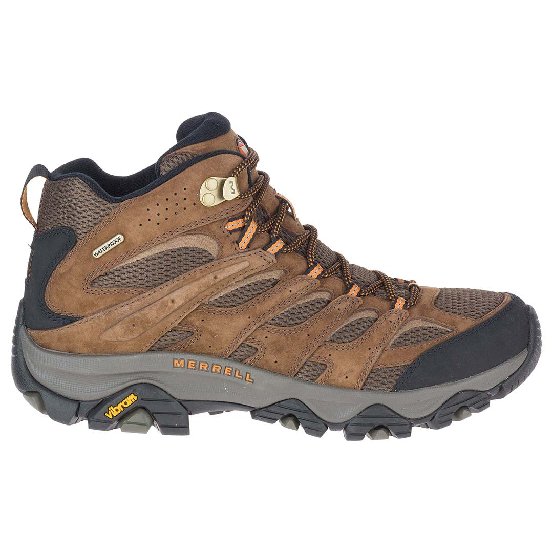 Moab 3 Mid Waterproof - Earth Men's Hiking Shoes | Merrell Online Store