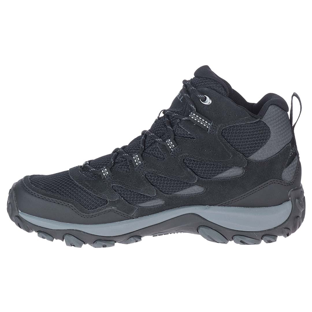 West Rim Mid Waterproof - Black Men's Hiking Shoes - 0