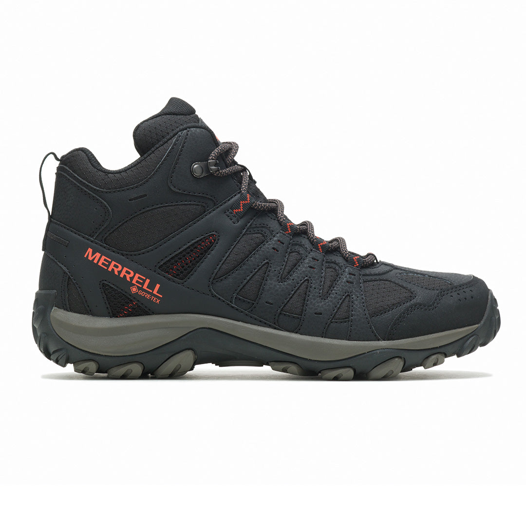 Accentor 3 Sport Mid Gore-Tex-Black/Tangerine Mens Hiking Shoes ...