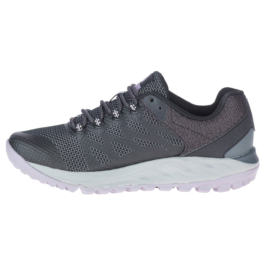 Antora 2-Black/Shark Womens Trail Running Shoes - 0