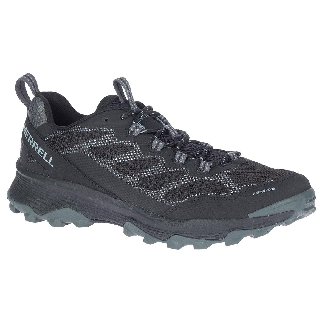 Speed Strike - Black Men's Trail Running Shoes-3
