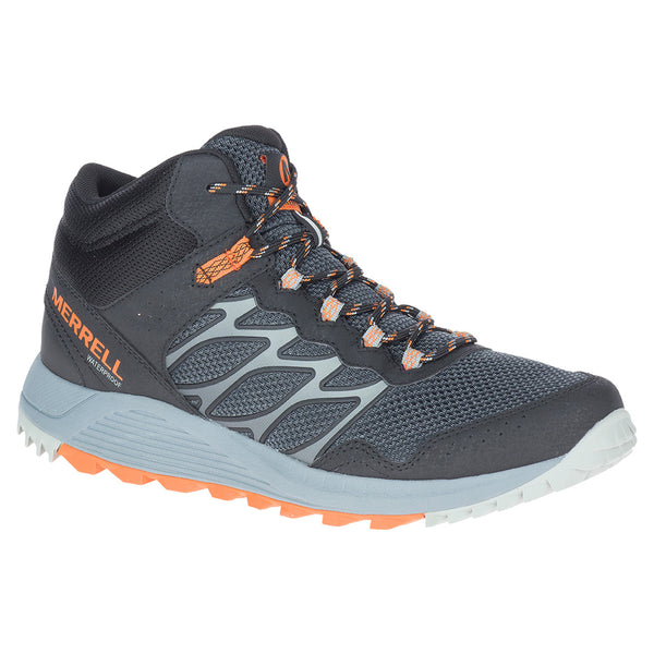 Wildwood Mid Waterproof-Black Mens Trail Running Shoes