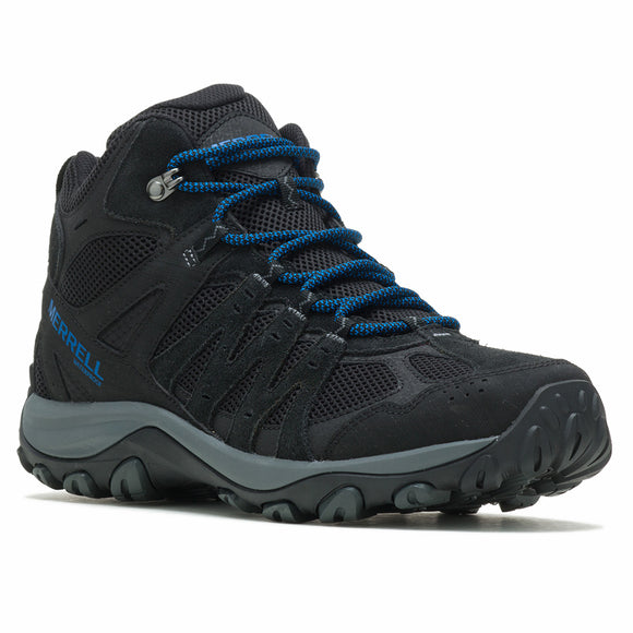 Accentor 3 Mid Waterproof-Black Mens Hiking Shoes | Merrell Online Store